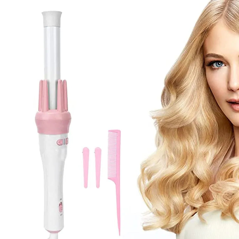 Automatic 360ΓβΓΒ° Rotating Hair Curler Stick