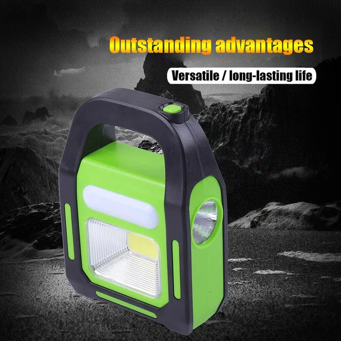 Rechargeable LED Floodlight, Solar Charging With Powerbank