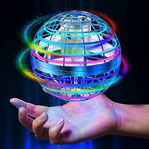 Flying Ball Boomerang Spinner Dynamic RGB Lights Double Pass