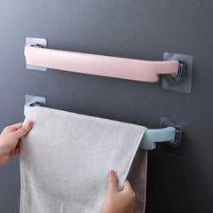 1Pc Kitchen Paper Holder Punch Free Suction Wall Bathroom Kitchen Hanging Towel