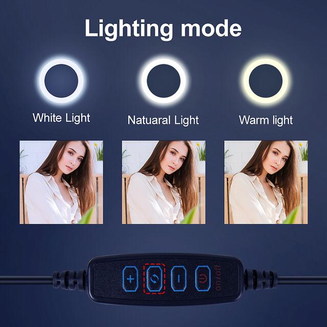 26cm 10″ Inches Ring Light with 7 feet Long Tripod