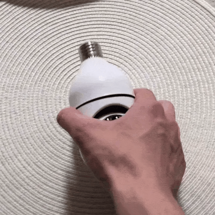 Wireless Wifi Bulb Security Camera