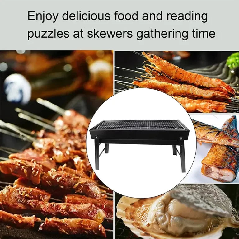 Portable Folding BBQ Grill Table