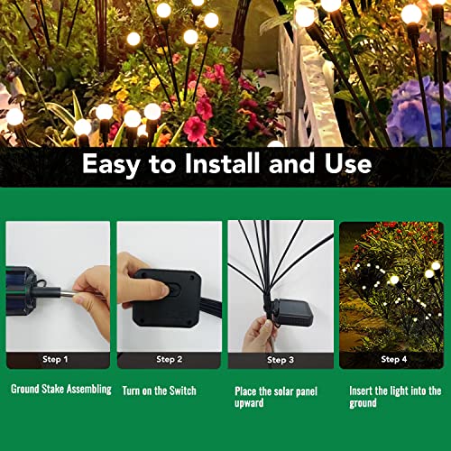 LED Firefly Lights Solar Powered (10 LEDs)