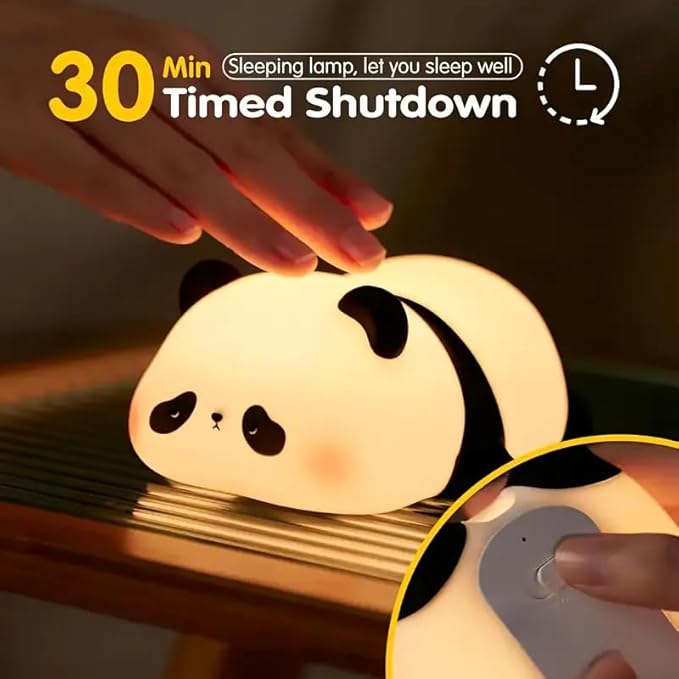 Panda Shaped Silicone Lamp