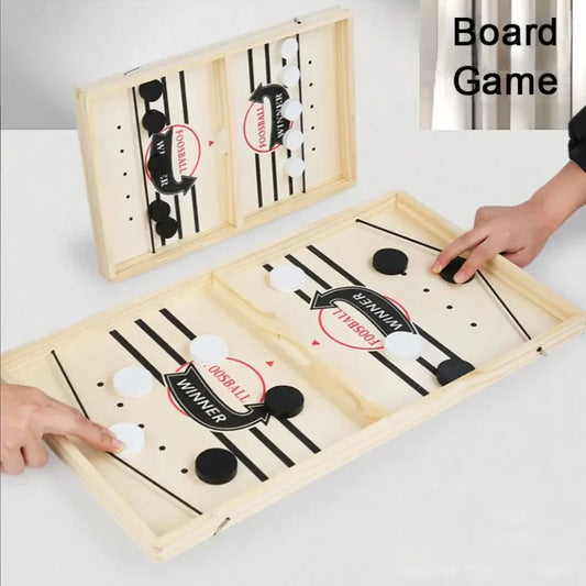 Fast Hockey Sling Puck Table Board Game