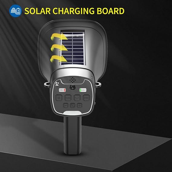 Solar-Powered Megaphone Speaker
