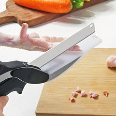 Knife 2-in-1 Clever Cutter and Cutting Board