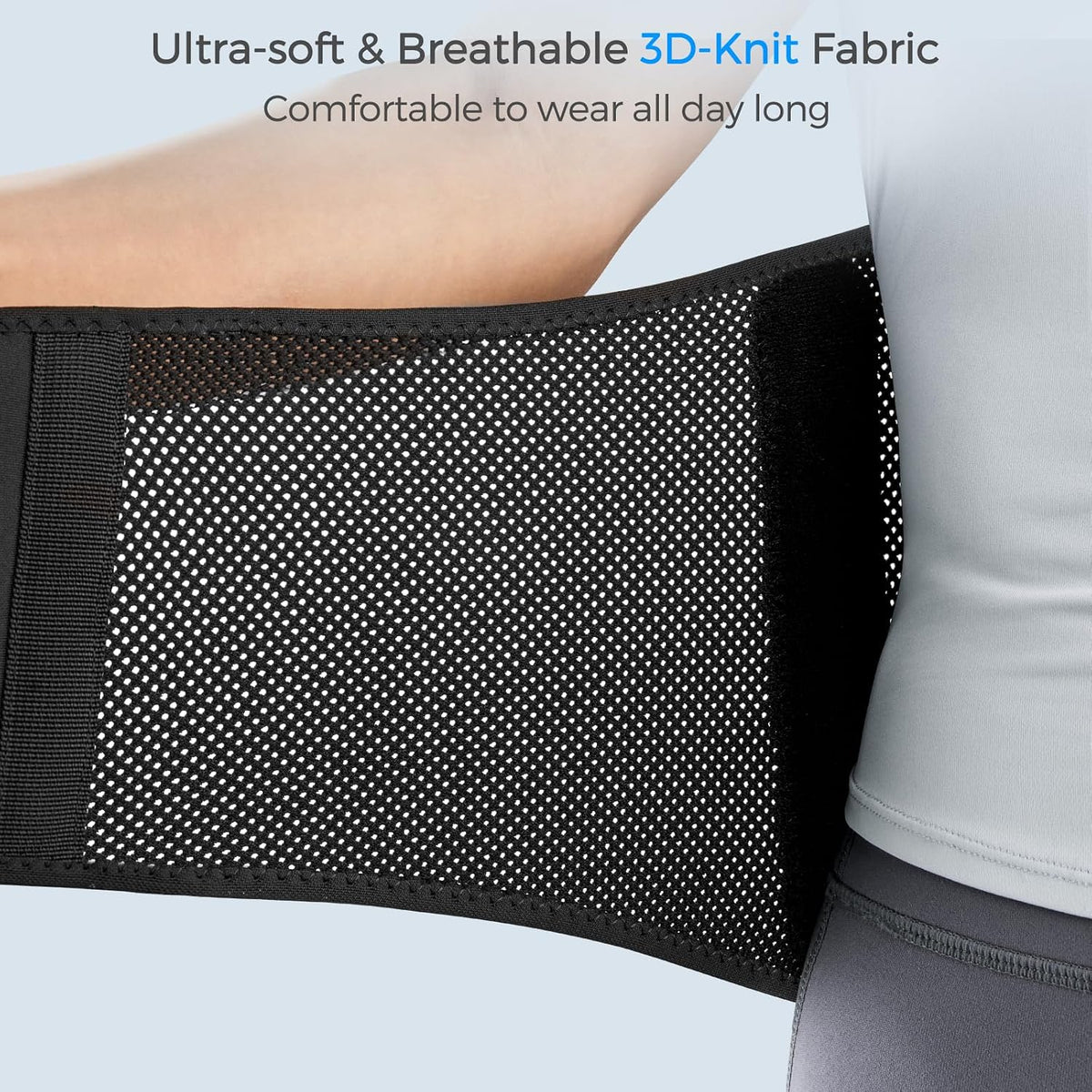 Adjustable back bone support belt