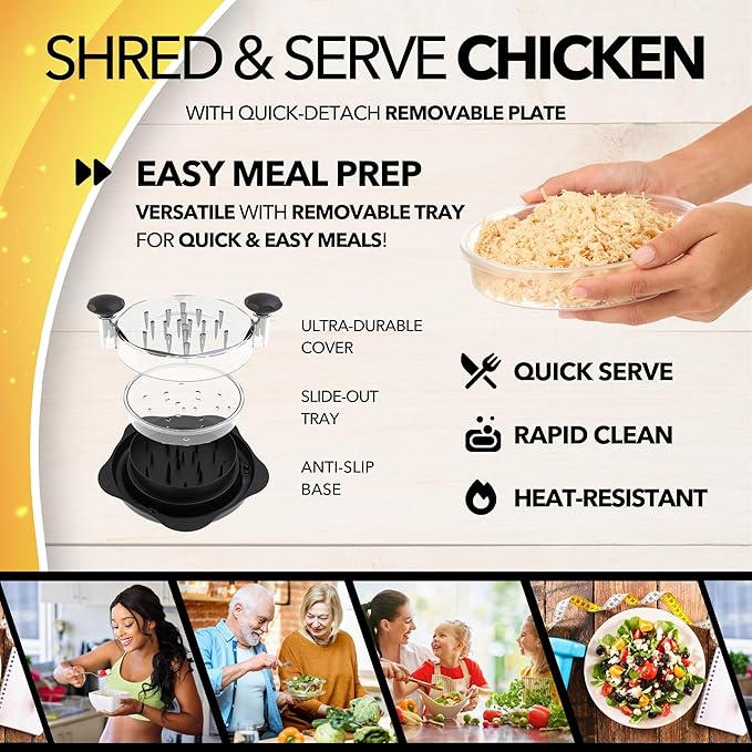 Bundle Deep Frying Pot+Chicken shredder Machine
