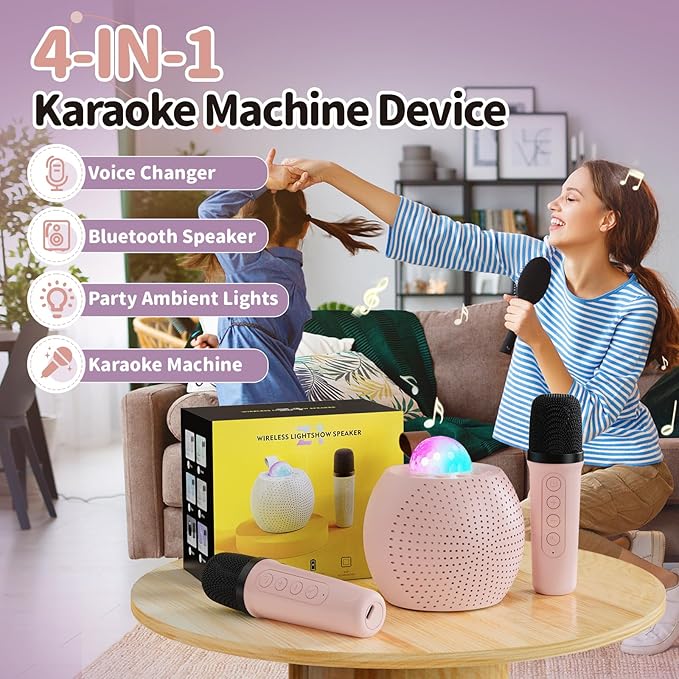 Mini Karaoke RGB Speaker