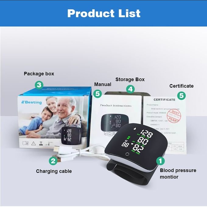 Wrist Electronic BP Monitor