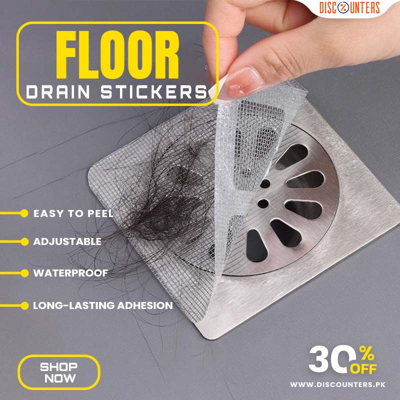 Self-Adhesive Floor Drain Stickers (Premium Quality Drain Stickers)
