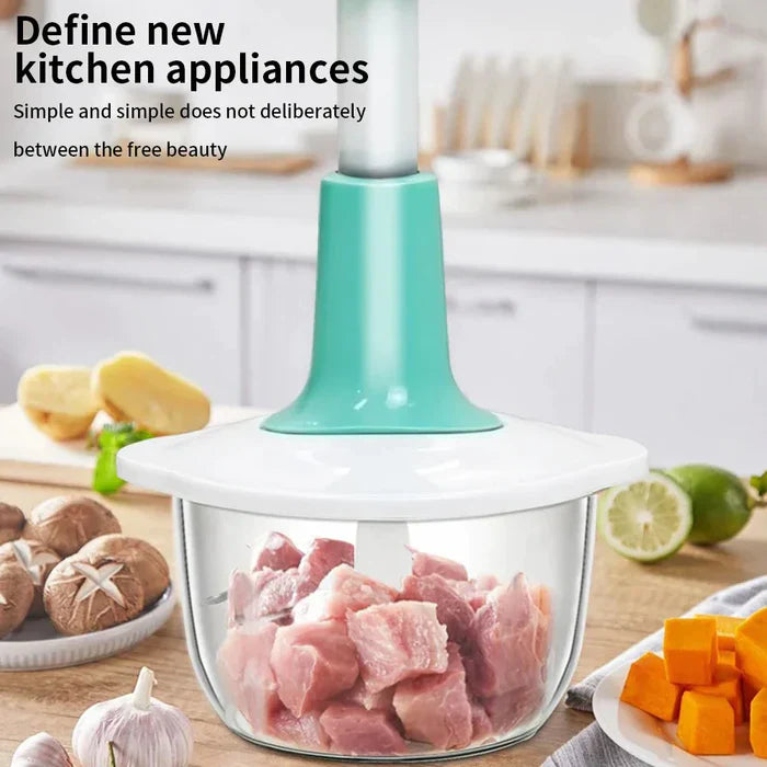 Hand Pushing Chopper Manual Press