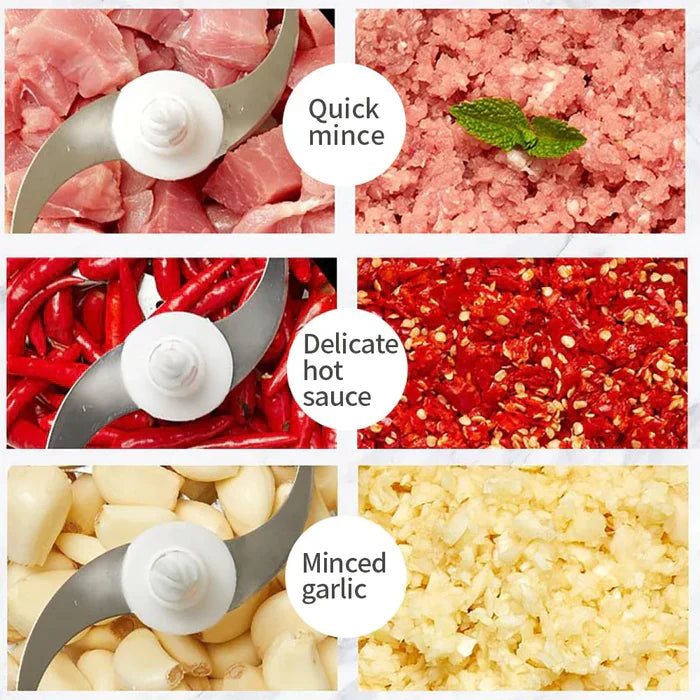 Hand Pushing Chopper Manual Press