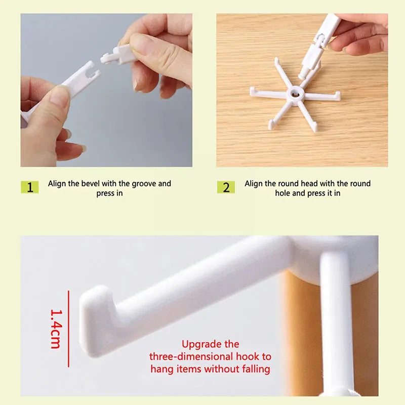Multifunctional Rotating Hooks