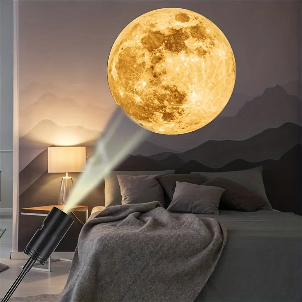 Moon Earth Projector Night Light
