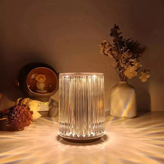 Touch Control Crystal table lamp, Romantic Night Light