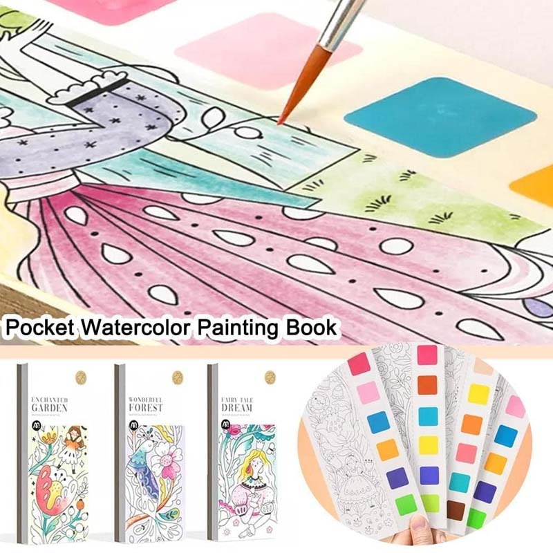 Pocket Watercolor Painting Book