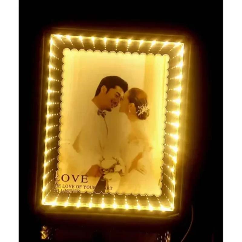 Magic Mirror 3D Photo Frame Infinity Mirror