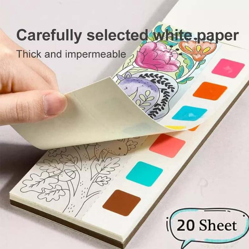 Pocket Watercolor Painting Book