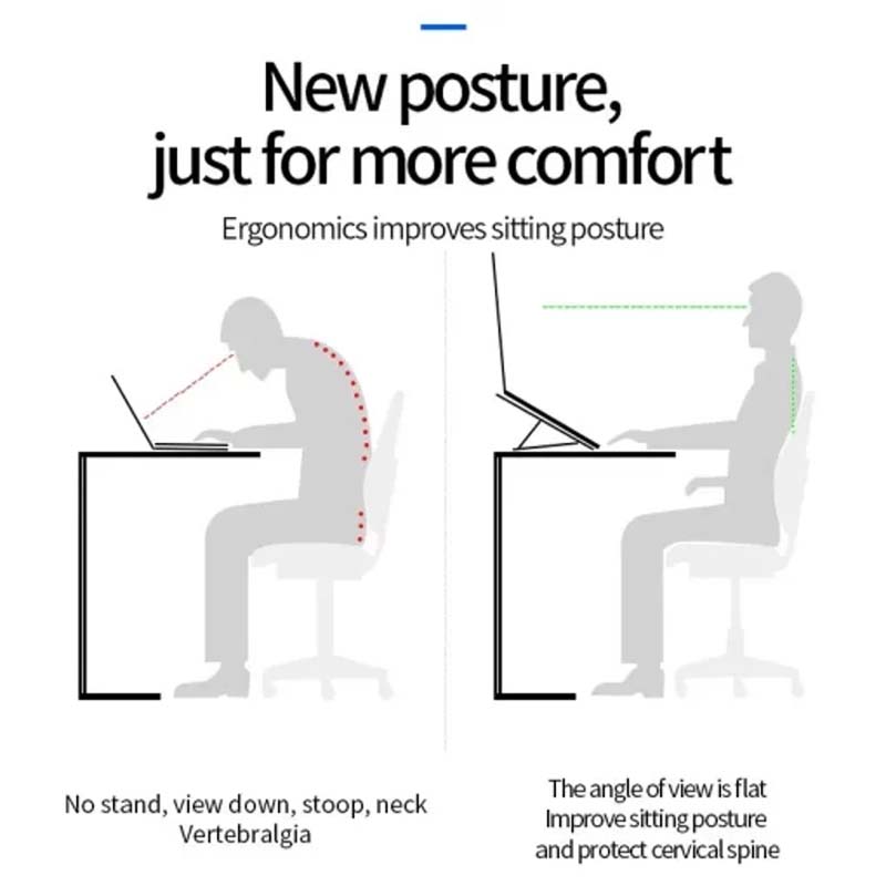 Aluminum Foldable Laptop Stand