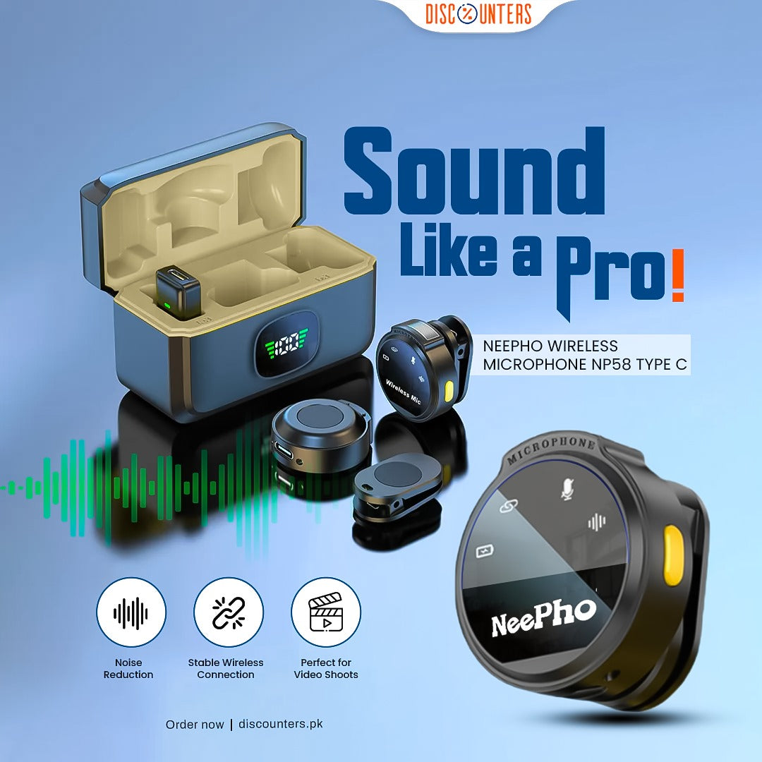 Neepho Wireless Microphone NP58 Type C