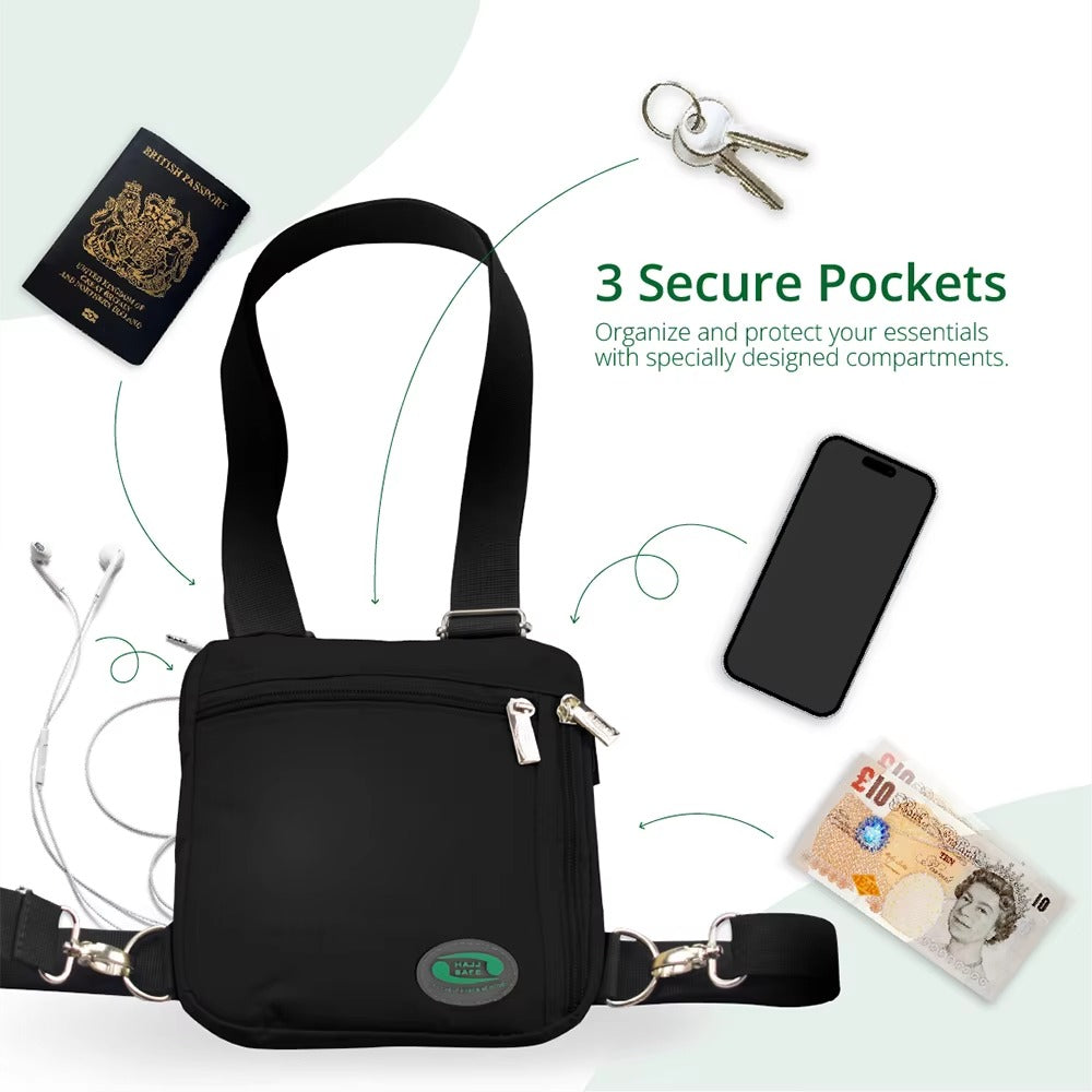 Hajj & Umrah Secure Side Bag & Neck Bag