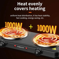 Double Sided Electric Stove