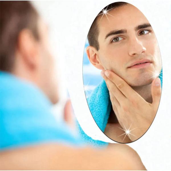 Mirror Wall Sticker Oval Shape