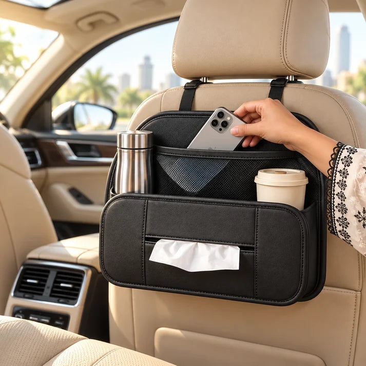 Car Backseat Storage Organizer