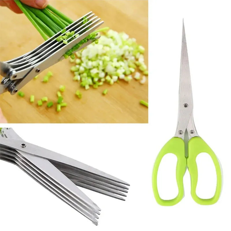 Multi-Functional Stainless Steel Kitchen Scissors Ã¢â‚¬â€œ 5 Layers