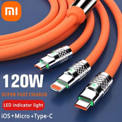 Multifunctional 3-in-1 USB Cable