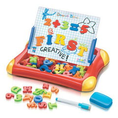 2 in 1 magnetic drawing board with Alphabet