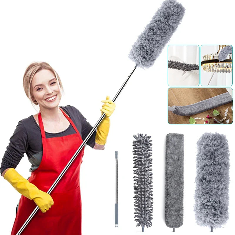 Long Handle Cleaning Fan Duster