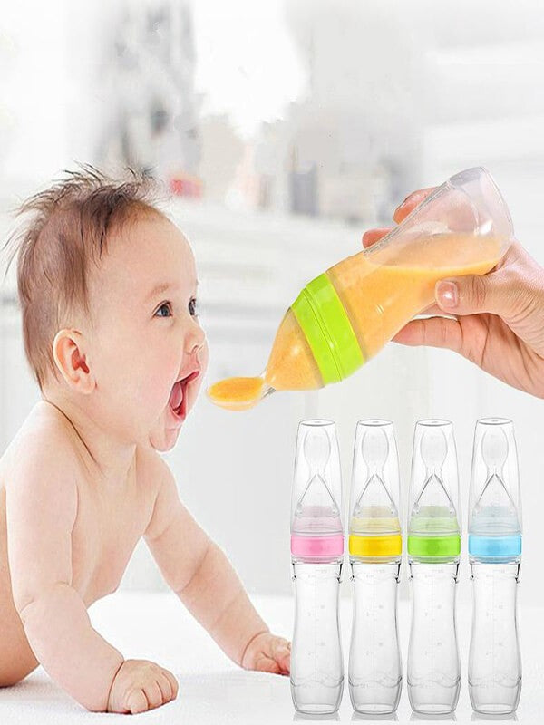 Silicone Baby Food Dispensing Spoon