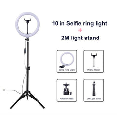 26cm 10Ã¢â‚¬Â³ Inches Ring Light with 7 feet Long Tripod