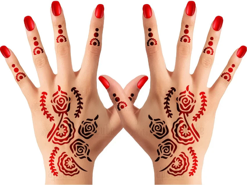 Mehendi design sticker