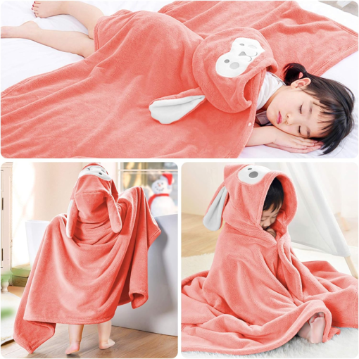 Kids Hooded Bath Soft Towel