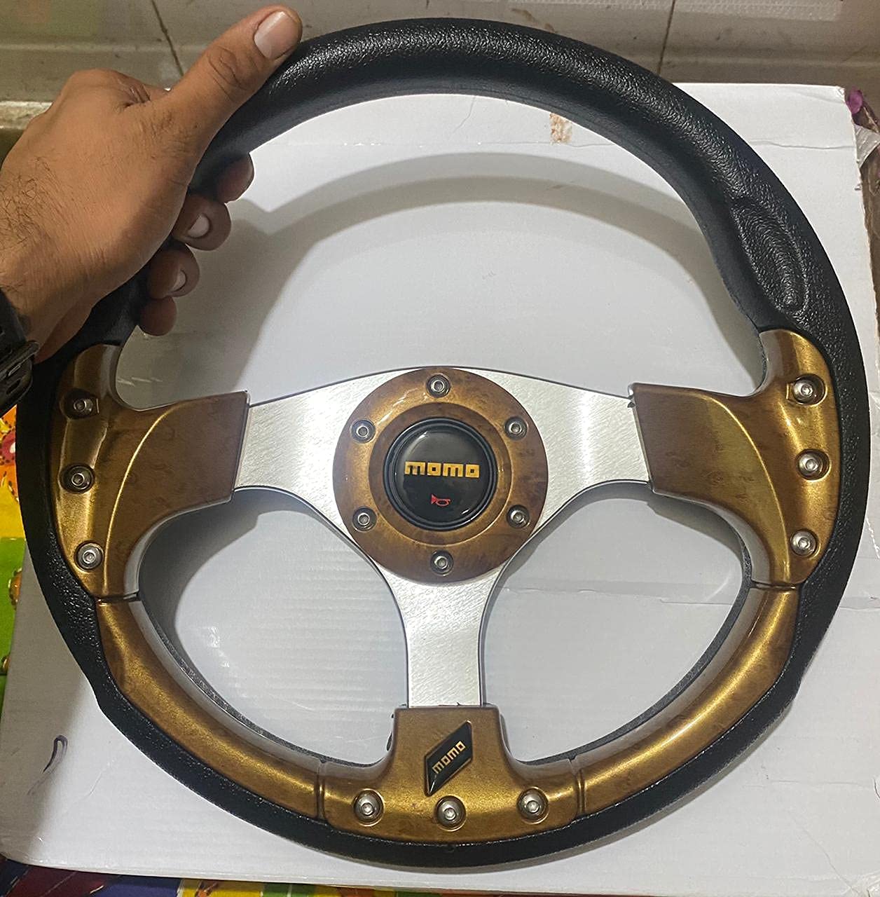 Wooden Steering Wheel