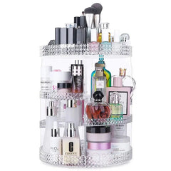 360 Degree Rotating Height Adjustable Organizer for Jewelry & Cosmetics