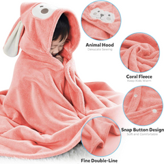 Kids Hooded Bath Soft Towel