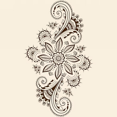 Mehendi design sticker