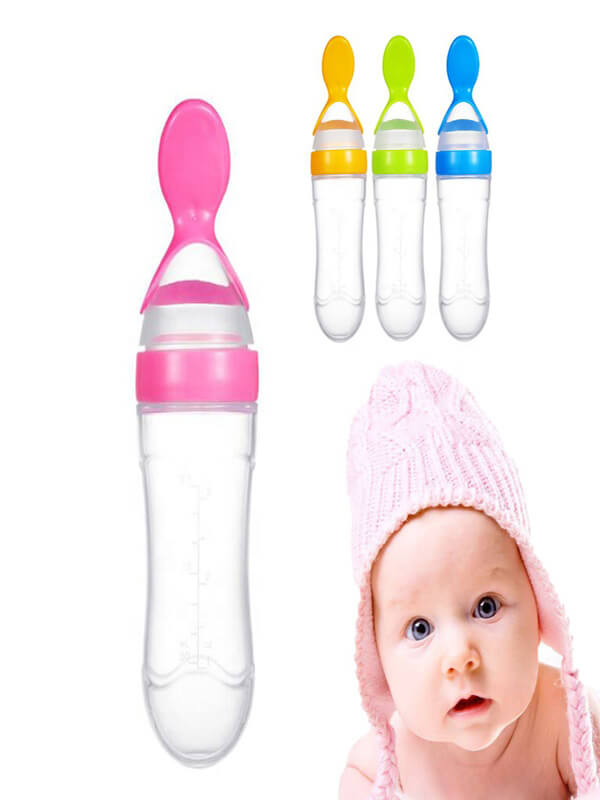 Silicone Baby Food Dispensing Spoon