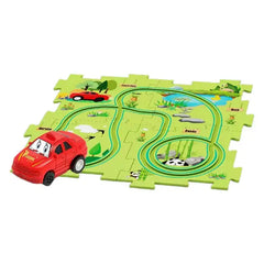 Kids Car Track puzzle Set