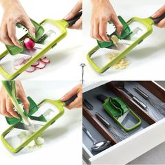Multi-Hand Slicer With Food Grip