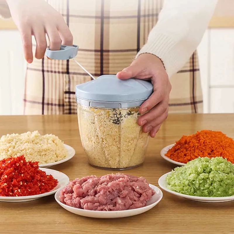 5 Blade Food Vegetable Manual Grinder