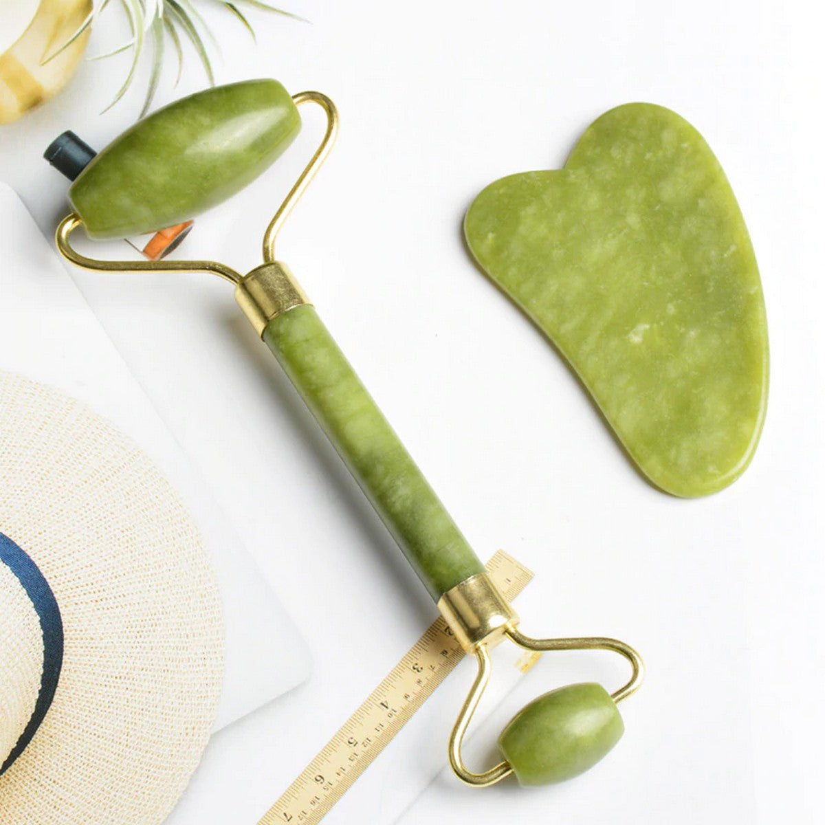 Gua Sha Stone & Facial Roller Manual Massager