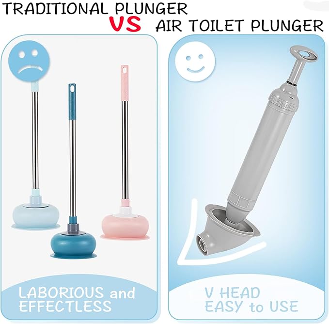 High-Pressure Toilet Drain Cleaner