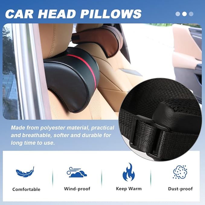 Car neck pillow rest protection